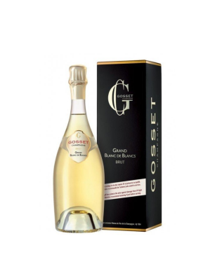GOSSET Champagne GRAND BLANC DE BLANCS BRUT with case 75cl.