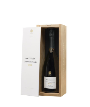 BOLLINGER Champagne LA GRANDE ANNÉE 2012 with case 75cl.