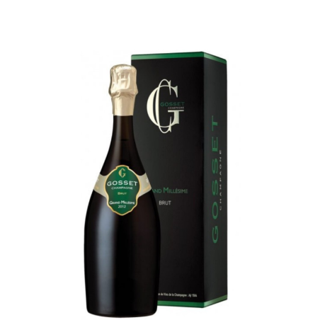 GOSSET Champagne GRAND MILLÉSIME 2012 BRUT con astuccio 75cl.