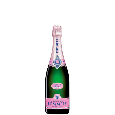 POMMERY CHAMPAGNE ROYAL BRUT ROSÉ, WITH CASE 75cl.