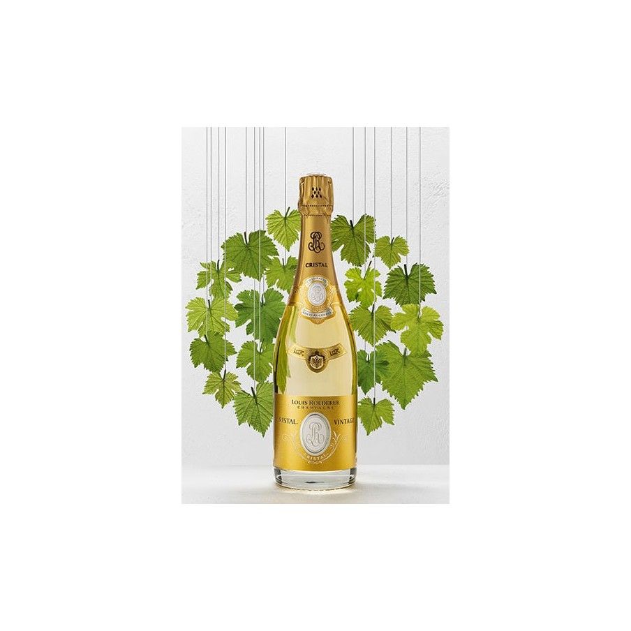 LOUIS ROEDERER CHAMPAGNE CRISTAL BRUT 2014 WITH CASE 75cl.