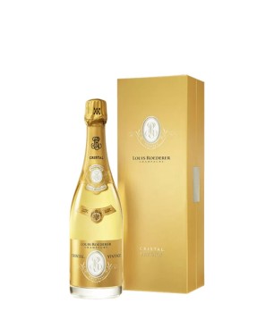 LOUIS ROEDERER CHAMPAGNE CRISTAL BRUT 2013 WITH CASE 75cl.