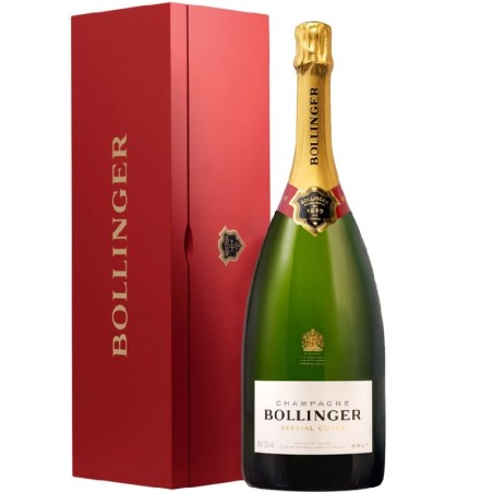 BOLLINGER Champagne BRUT SPECIAL CUVÉE JEROBOAM wooden box 3lt.
