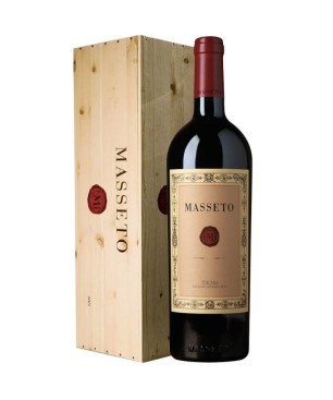 MASSETO 2015 Toscana Rosso IGT Magnum with wooden case 1,5lt.