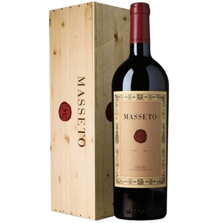 MASSETO 2015 Toscana Rosso IGT Magnum with wooden case 1,5lt.