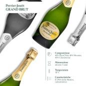 PERRIER JOUET CHAMPAGNE GRAND BRUT 75cl.