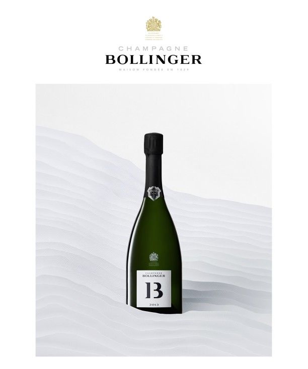 BOLLINGER Champagne BRUT B13 2013 with case 75cl.