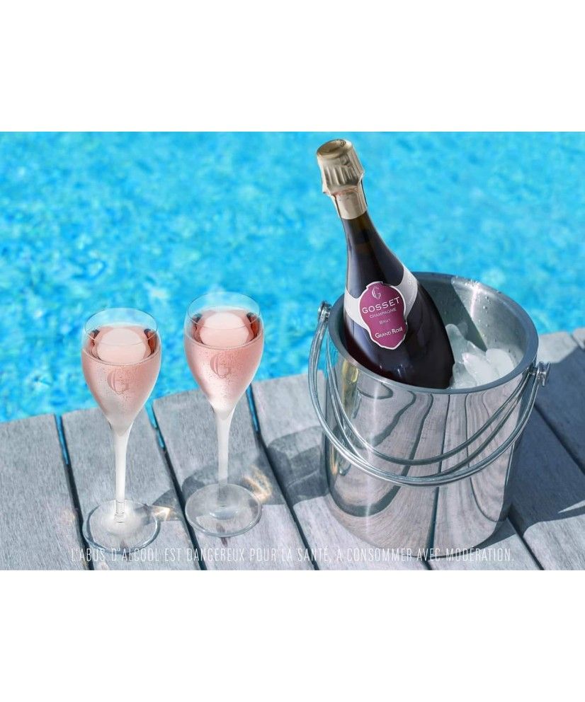 GOSSET Champagne GRAND ROSÉ BRUT con astuccio 75cl.